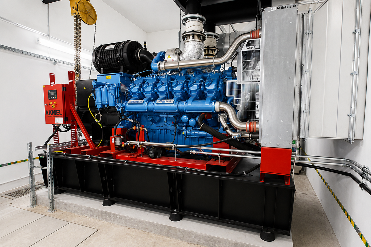 Dwa agregaty prądotwórcze 810 kVA dla szpitala – kompleksowa realizacja AKMEL
